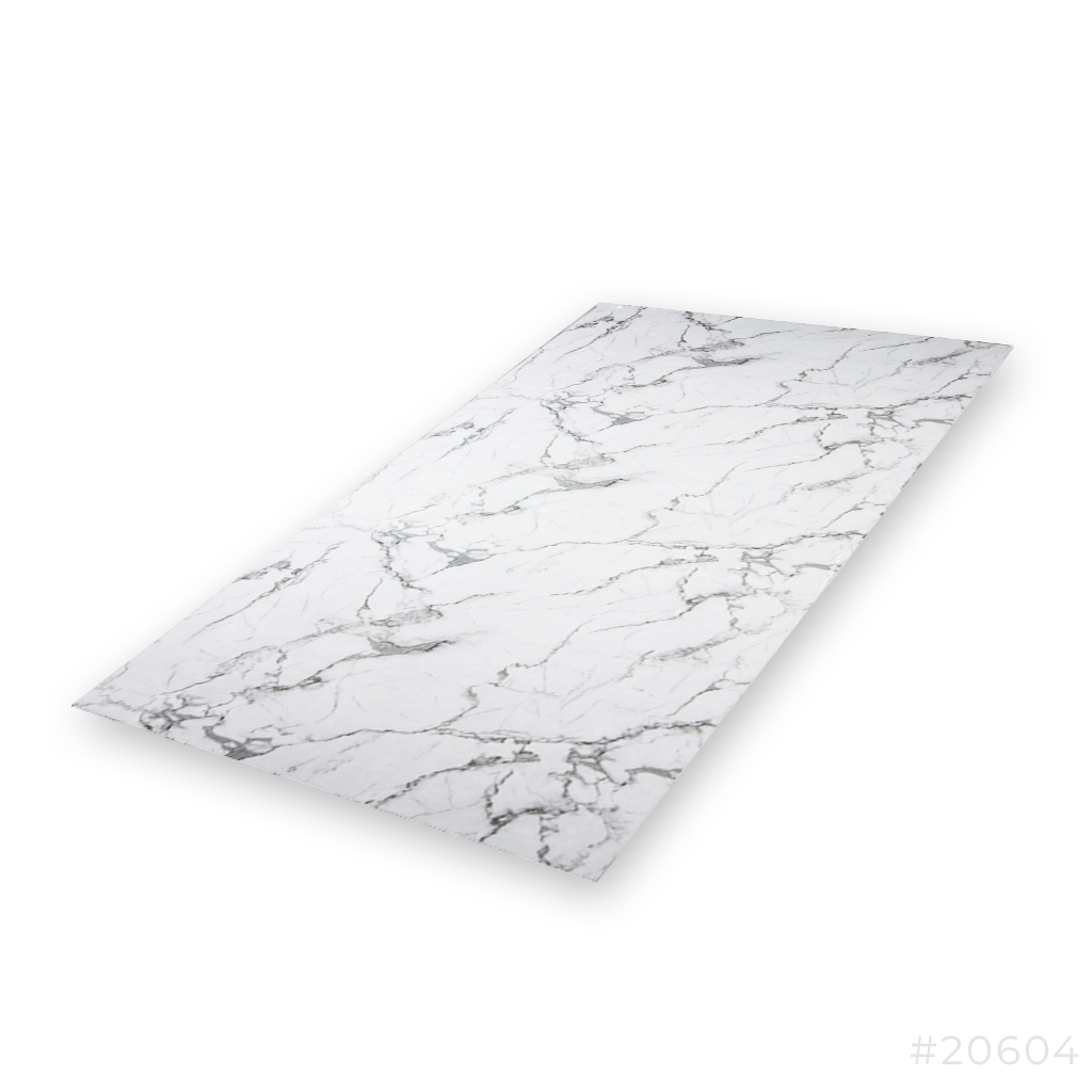 Pvc Wall Decorative Design Sheet 1220x2800 - 3mm White Marble