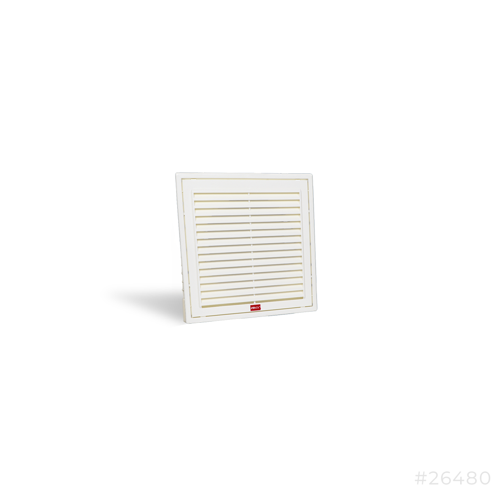 Pvc Grill with Fix Shutter 4" NV-FS4 Novex