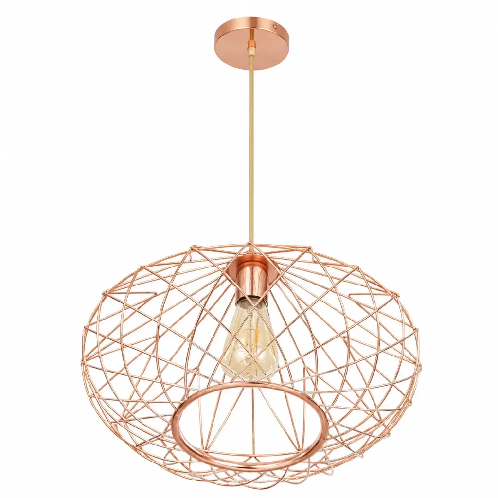 Pendant Rope Light Gold
