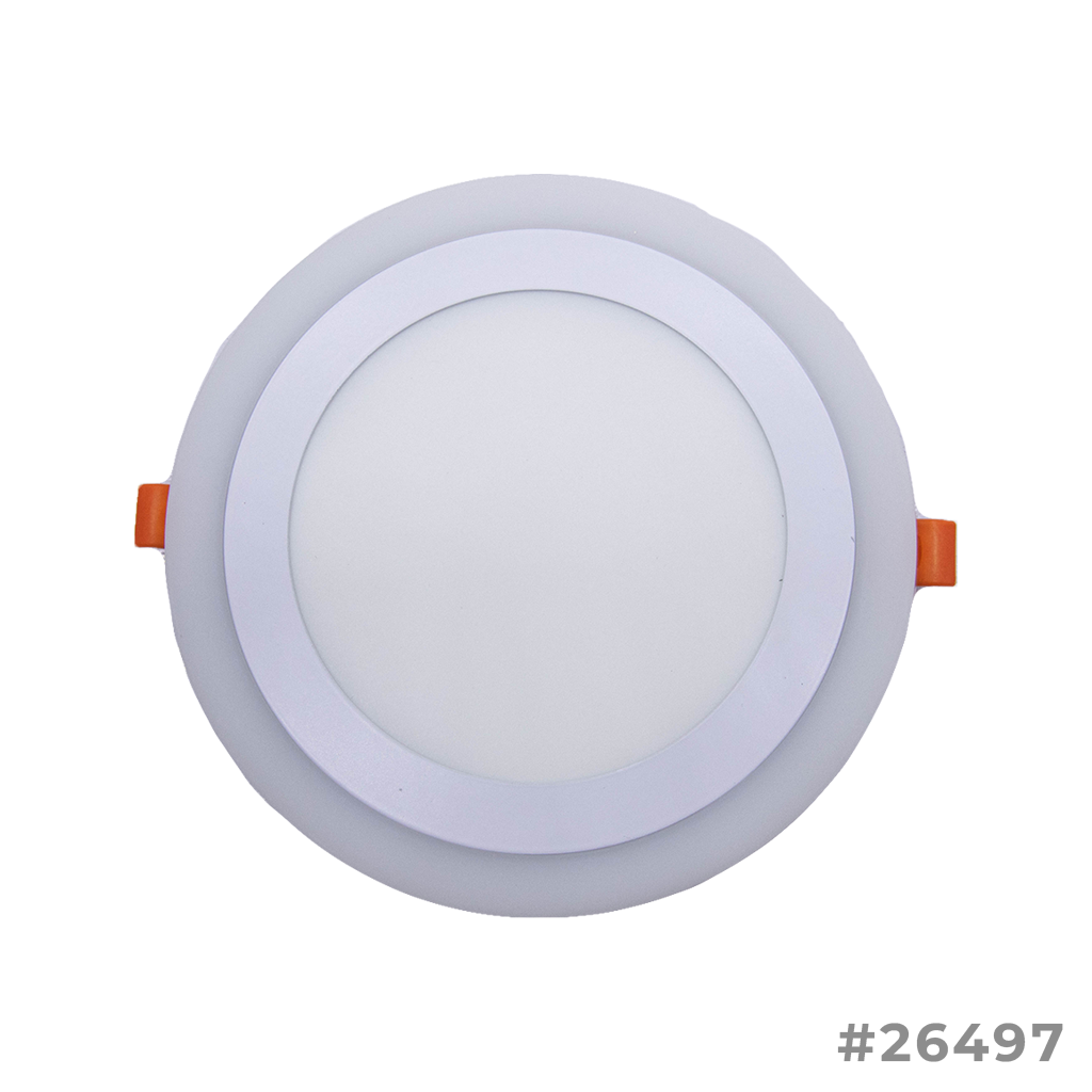 Led Panel Light Round 190mm Red Flush Mount B55-12+6W-R Konnice