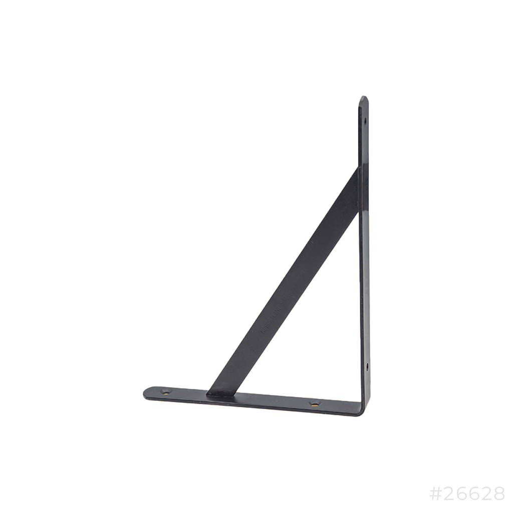 Shelf Bracket H/D Black Robustline 11" x 16"