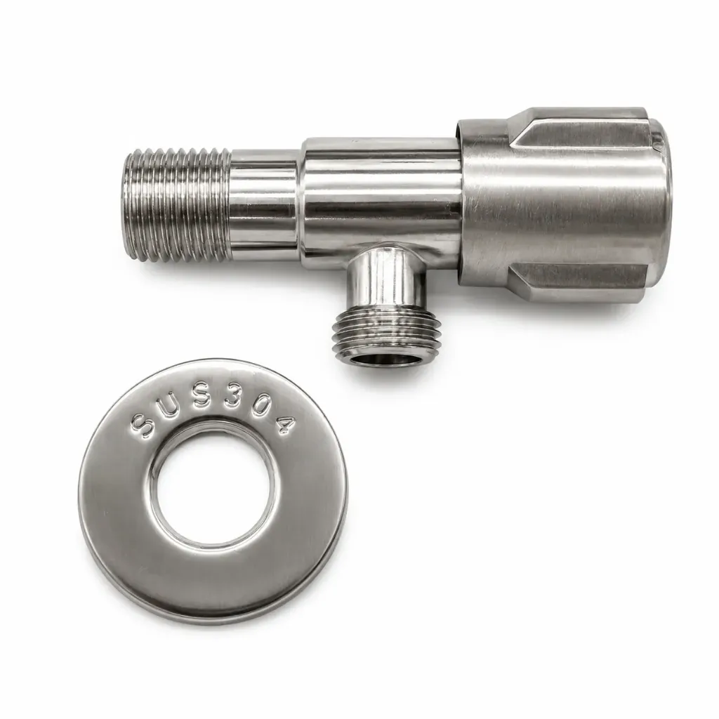 SS Angle Valve SS304 Crystal STL-510