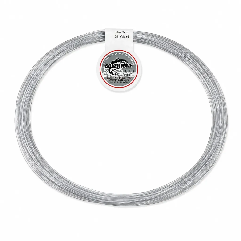 Fishing Line #0.8mm x 25y Silver Wave