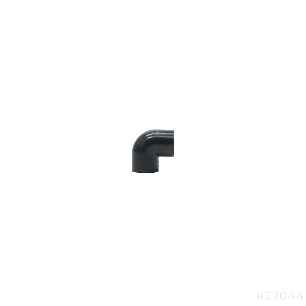 [27044] Pvc Conduit Elbow 25mm Black Cavil