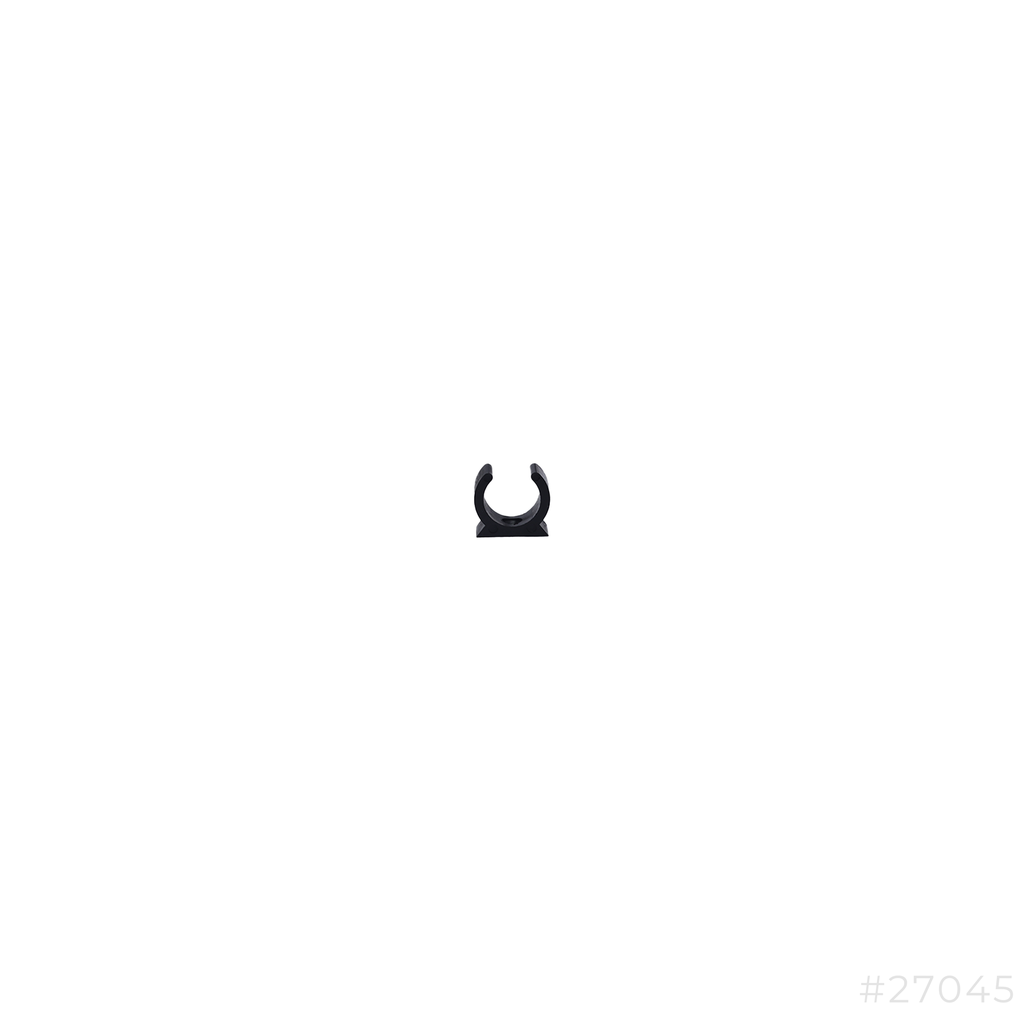[27045] Pvc Conduit Clip 20mm Black Cavil