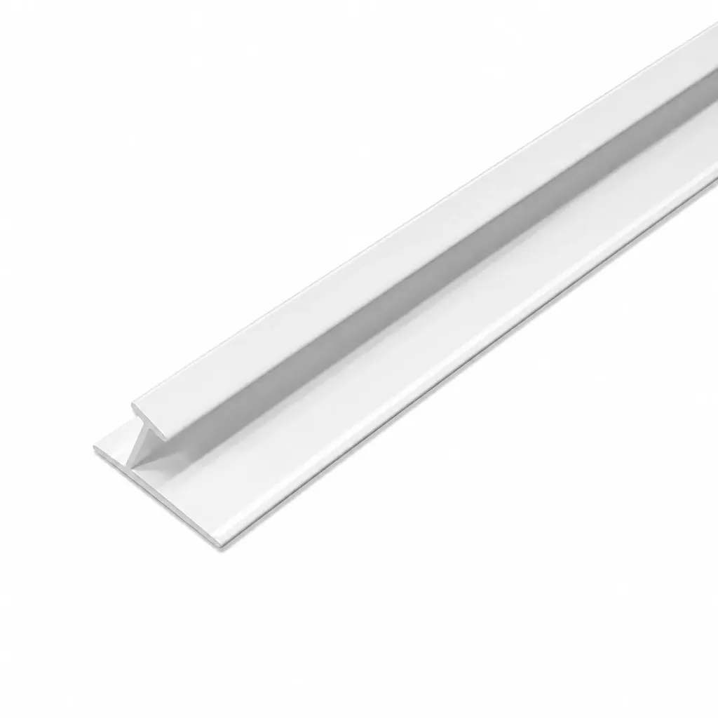 Aluminum Joint Channel 8mm x 3m White