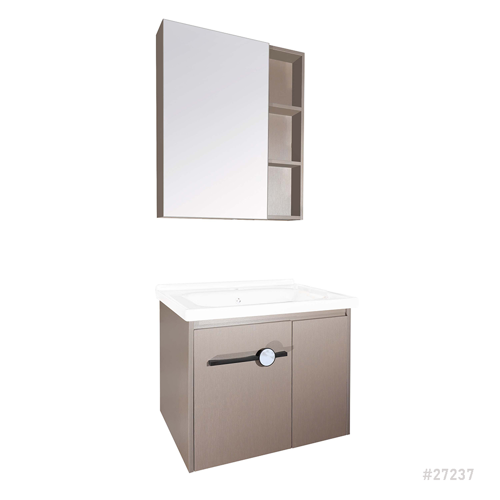Basin Cabinet with Mirror JJ0714-60 B:600x470x450mm M:600x130x700mm