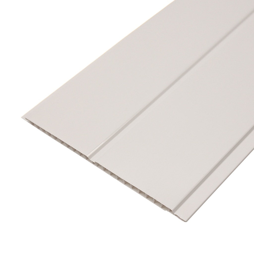 [27238] PVC Ceiling 20cm*8mm*5.8m W/Line Glossy White
