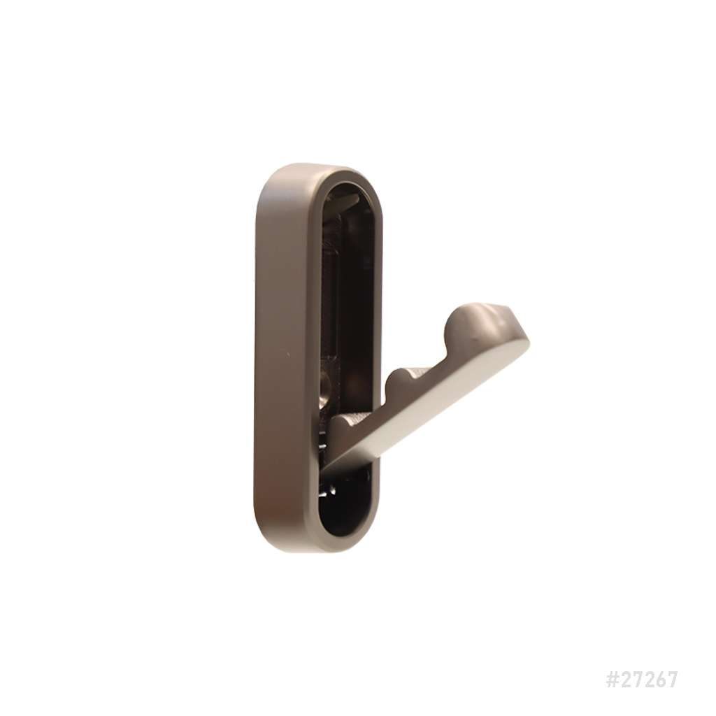 [27267] Cloth Hook Rack Wall Mount 1-Hook 5636 Grey