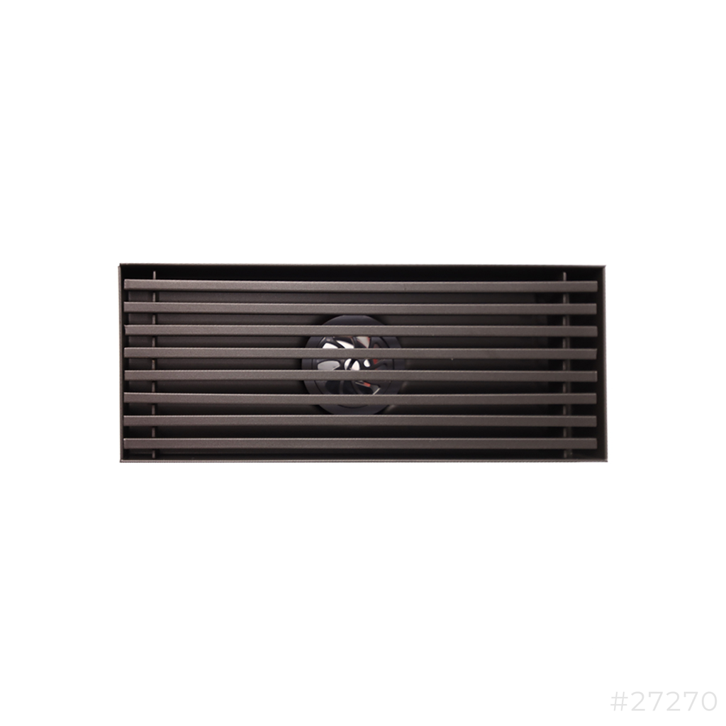 SS Floor Drain 20x8cm Grey