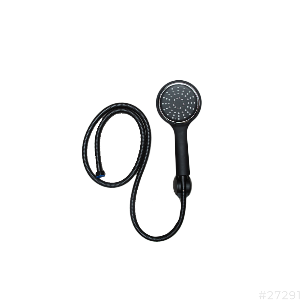 PVC Hand Shower Set 7024 Black