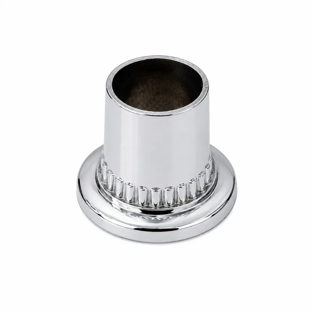 Towel Pipe Holder Flower Foot CP HD-X03-25mm Pair