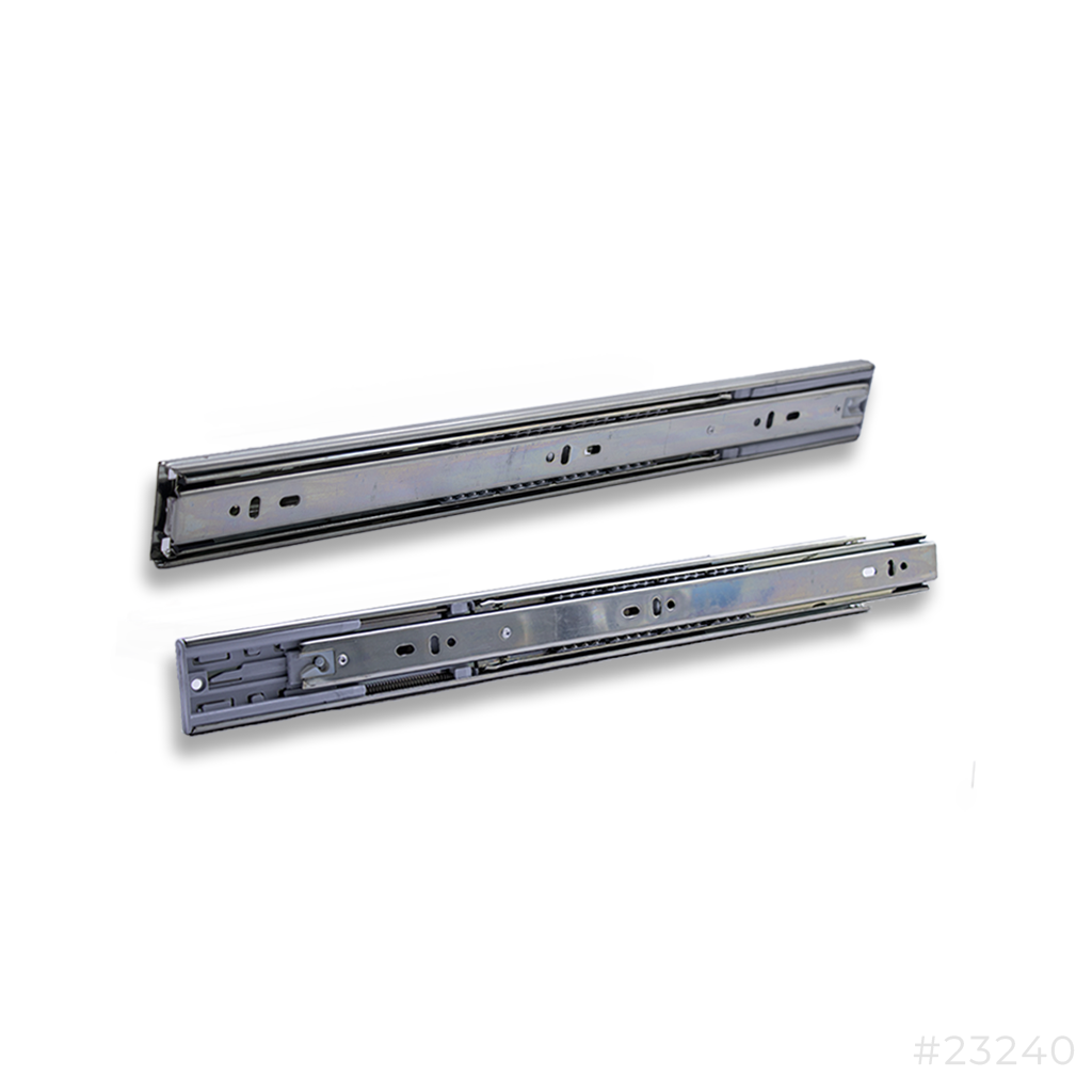 [23240] Drawer Railing GI Bearing Soft Close 16" Pair