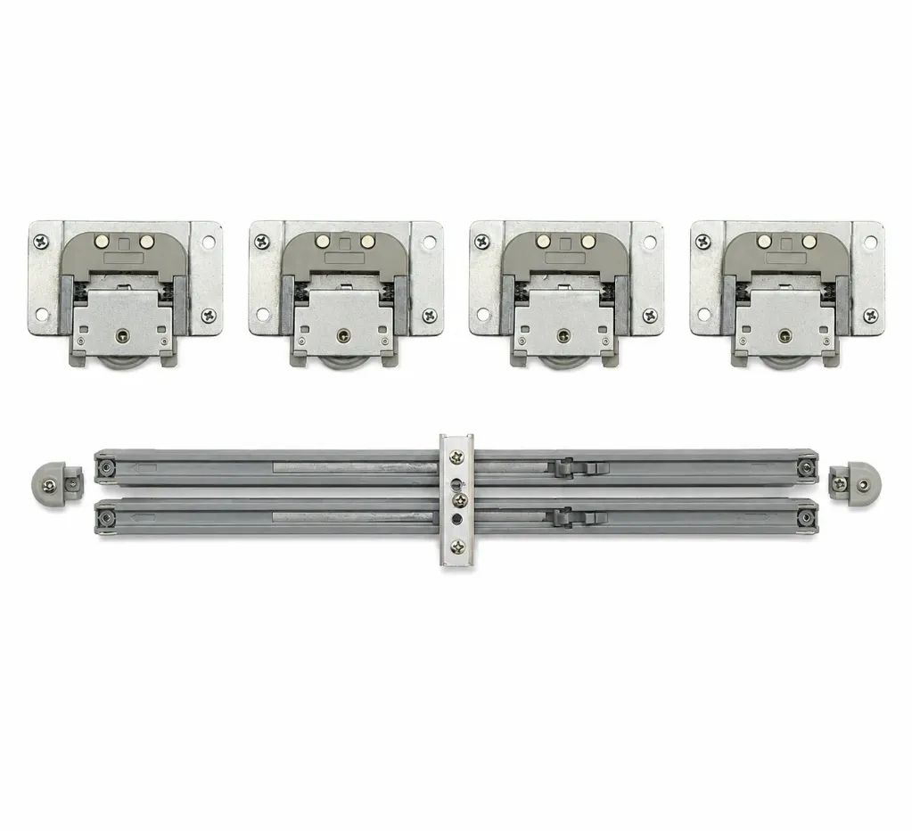 Sliding Door System 4 Runner and 2 Damper