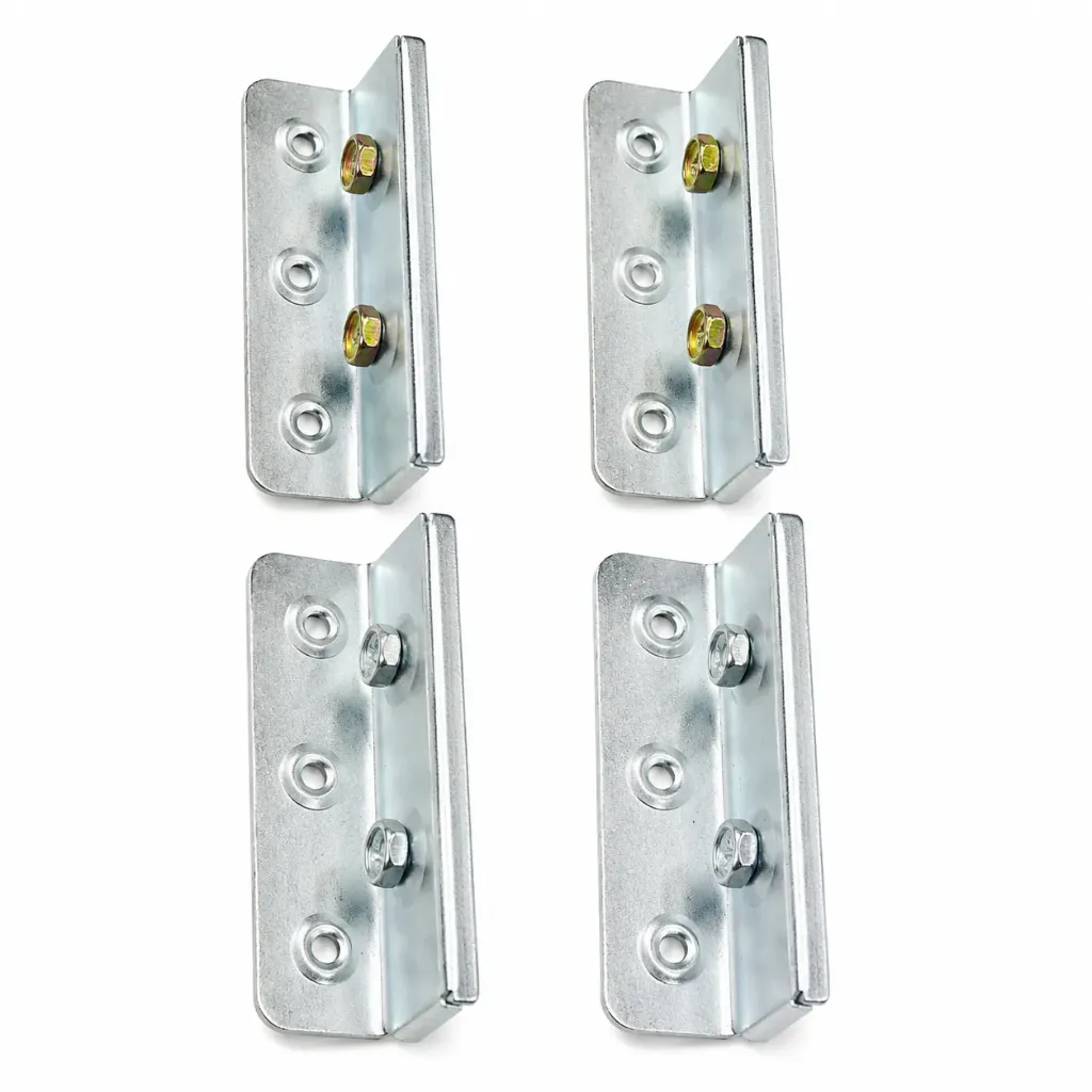 Bed Clamp Angle Bracket 4" 4-Pieces Set