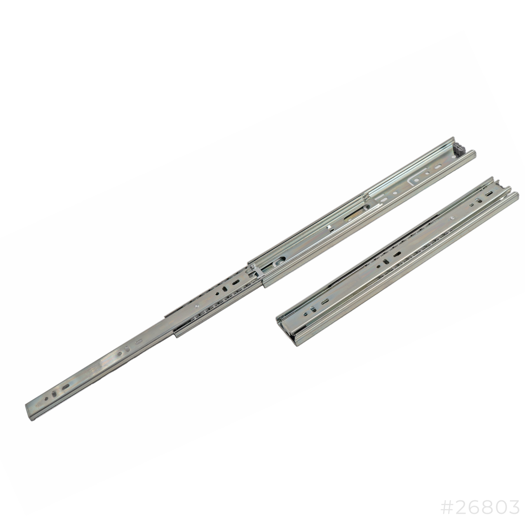 Full Extension Ball Bearing Drawer Rail GI 42mmx12"