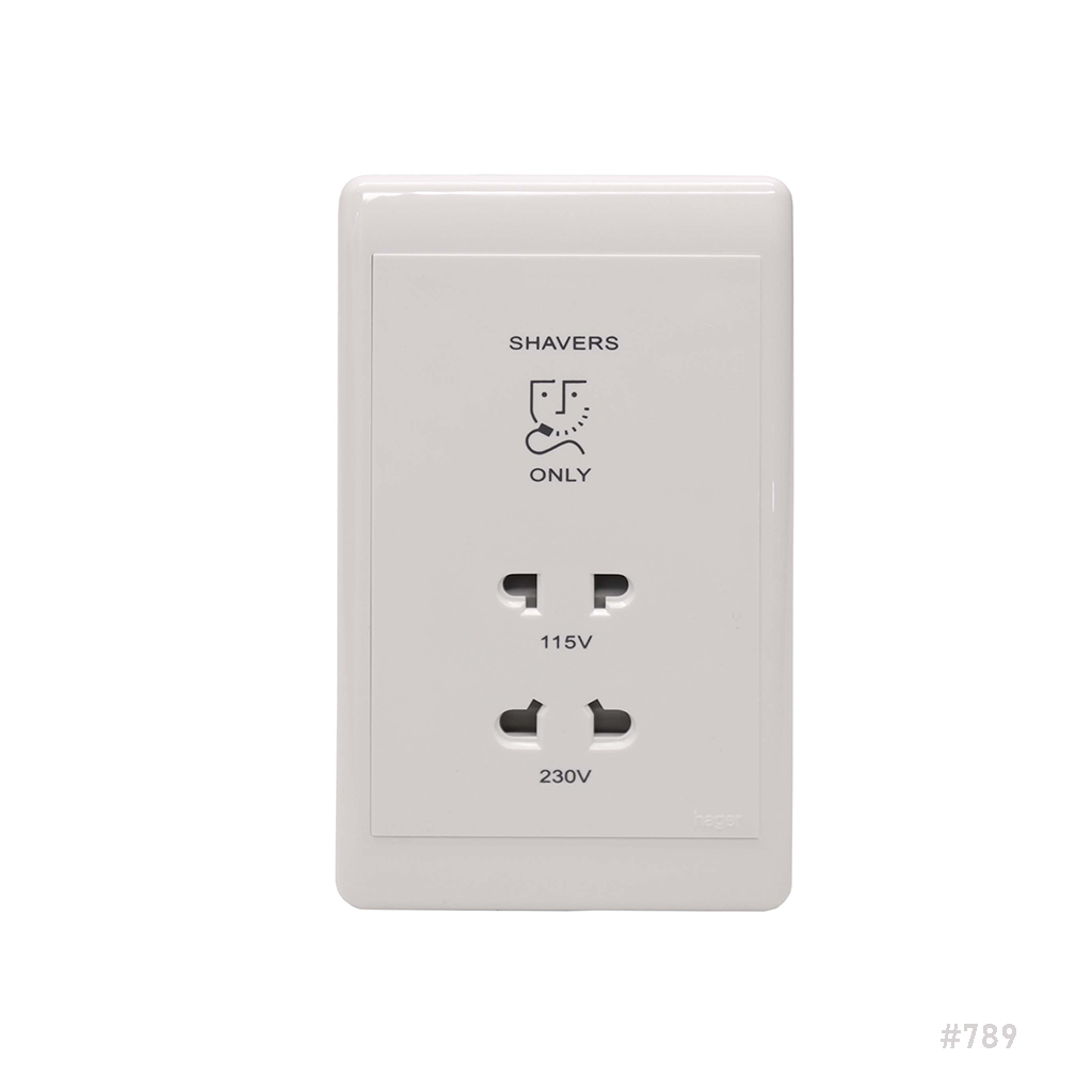 (Phase Out) Hager Shaver Unit XS9200