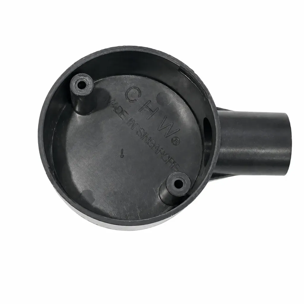 Conduit Junction Box 1-way 20mm with Lid