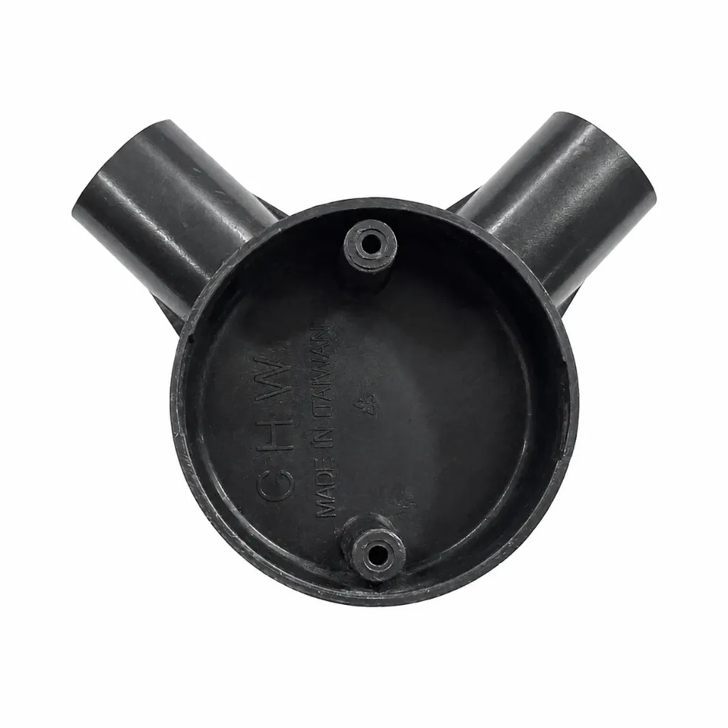 Conduit Junction Box 2Way 20mm with Lid