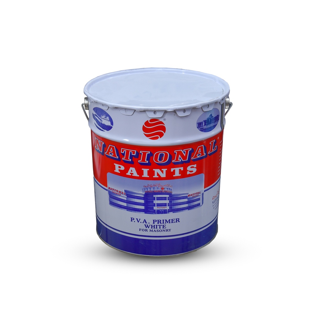 National Wall Sealer Interior P.V.A Primer 18Ltr Water Base White