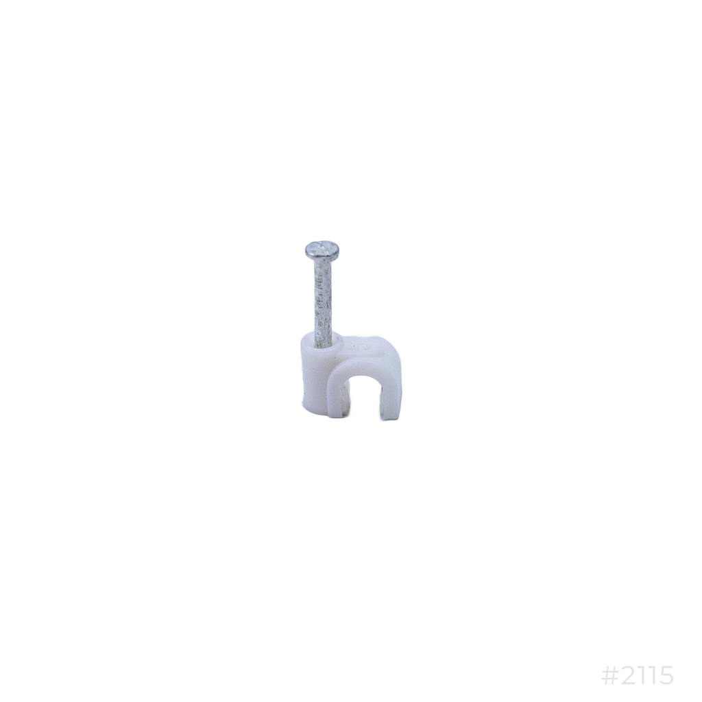 [2115] Pvc Cable Clip 7mm