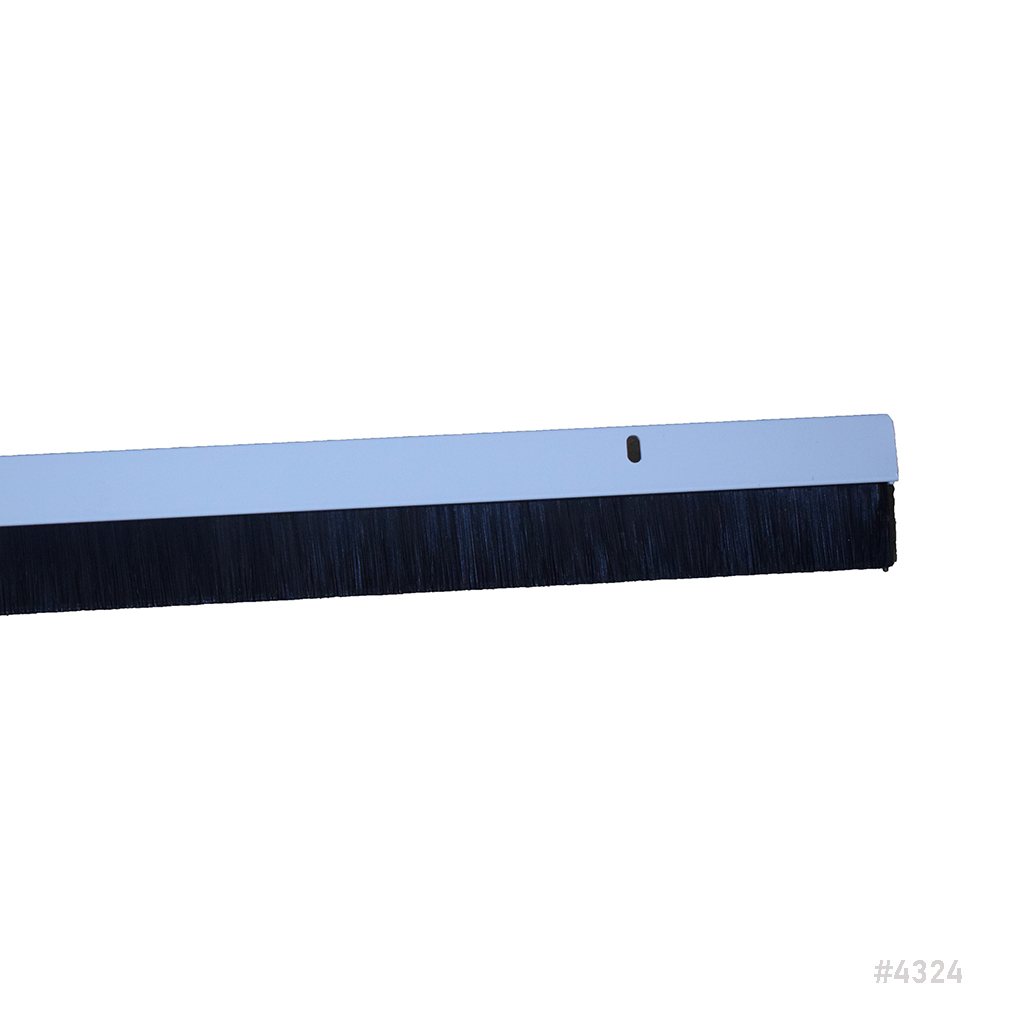 [4324] Door Seal Brush 100cm White Robustline