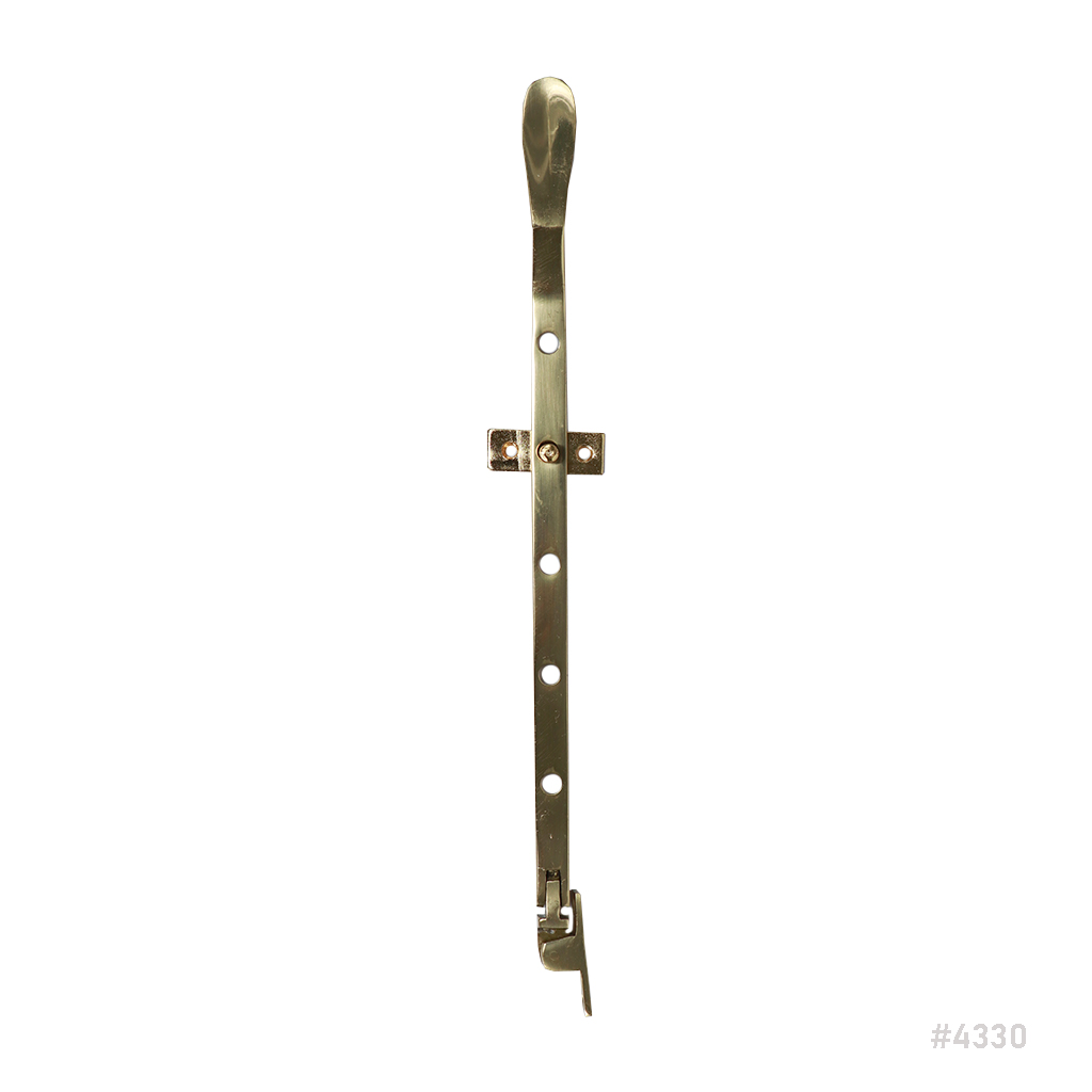Window Stay 12" Brass