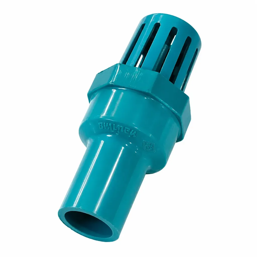 Pvc Foot Valve Blue 1"