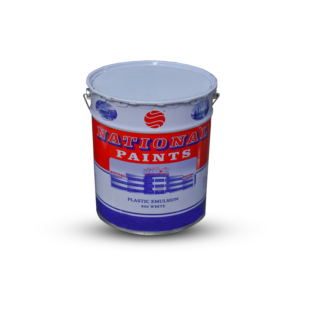 National Paint 18Ltr White (Plastic Emulsion 800 White)