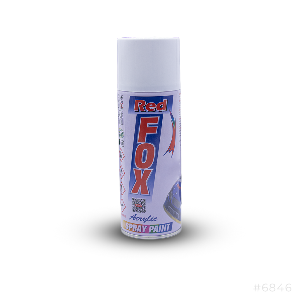 Spray Paint Red Fox 270ml Flat White 1007 