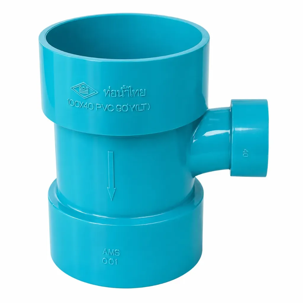 Y L Tee Reducing 8.5 90° 4" X 1½"