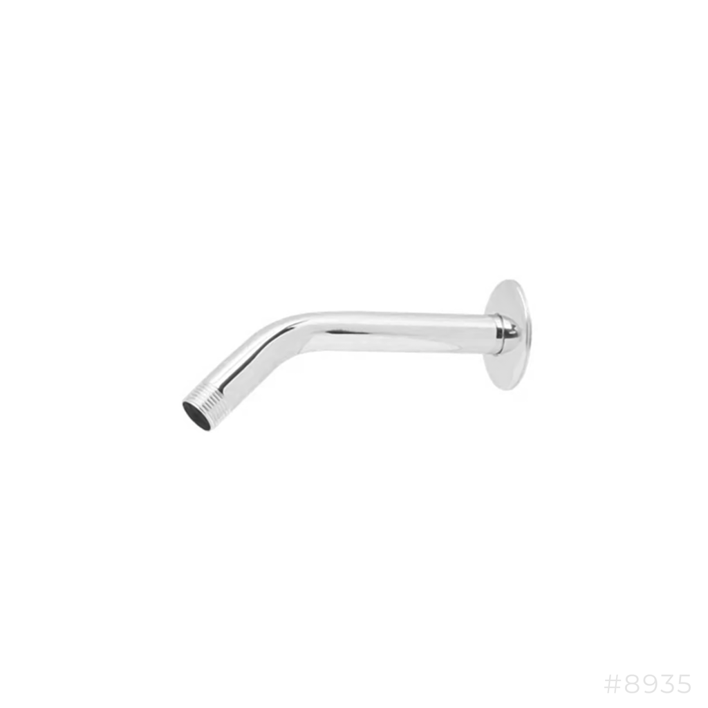 Showy Brass Shower Arm with Flange 7" 8226 