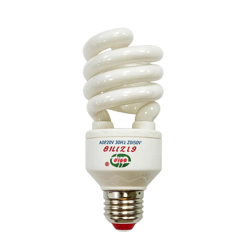 Cixi Energy Saving Lamp 50W E27 Spiral Red