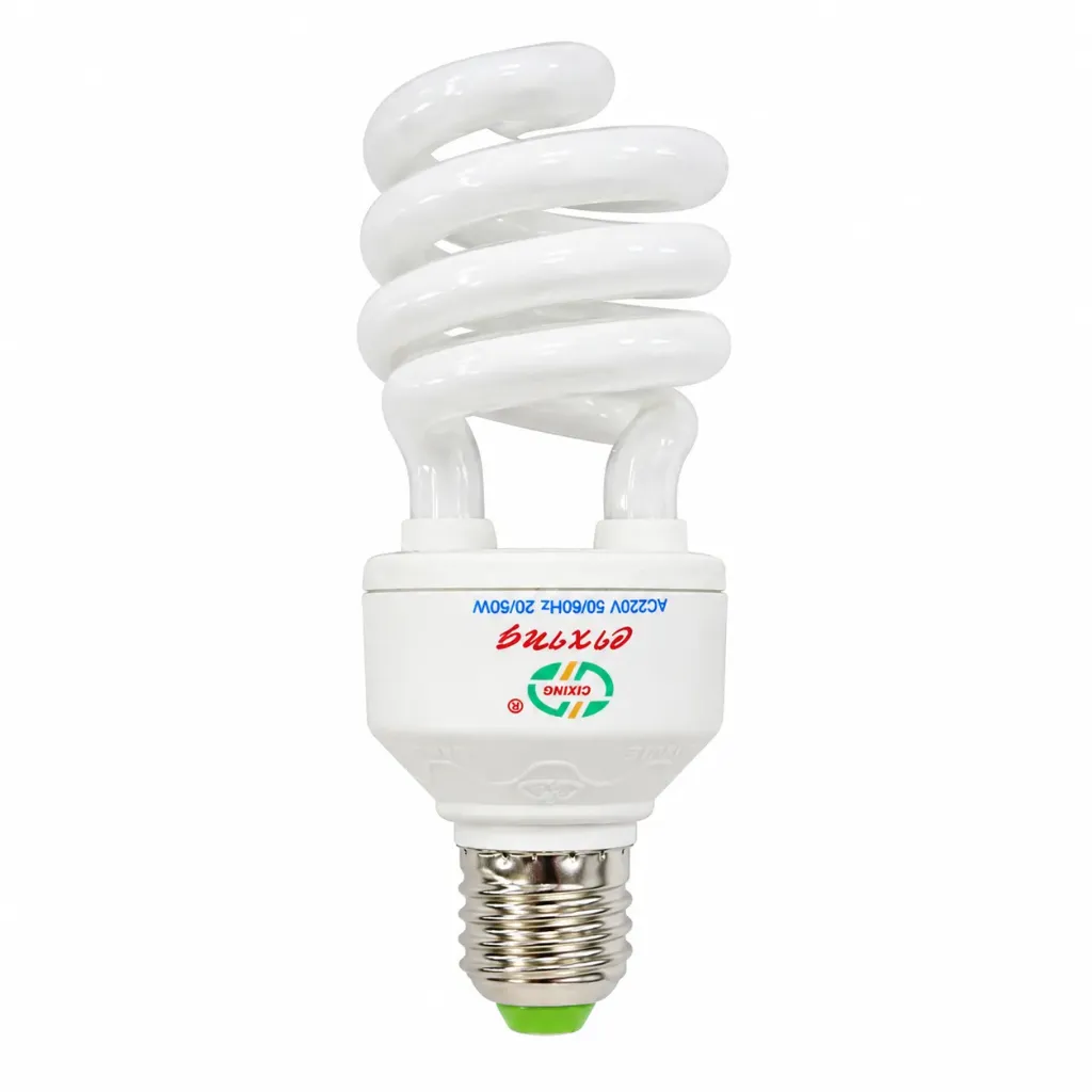 Cixi Energy Saving Light 50W E27 Spiral Green