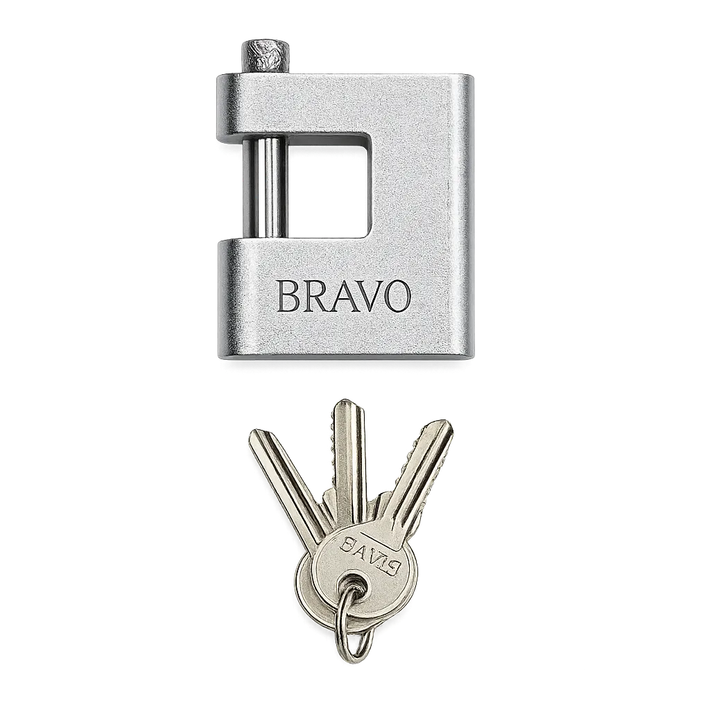 Bravo Armored Padlock 90mm