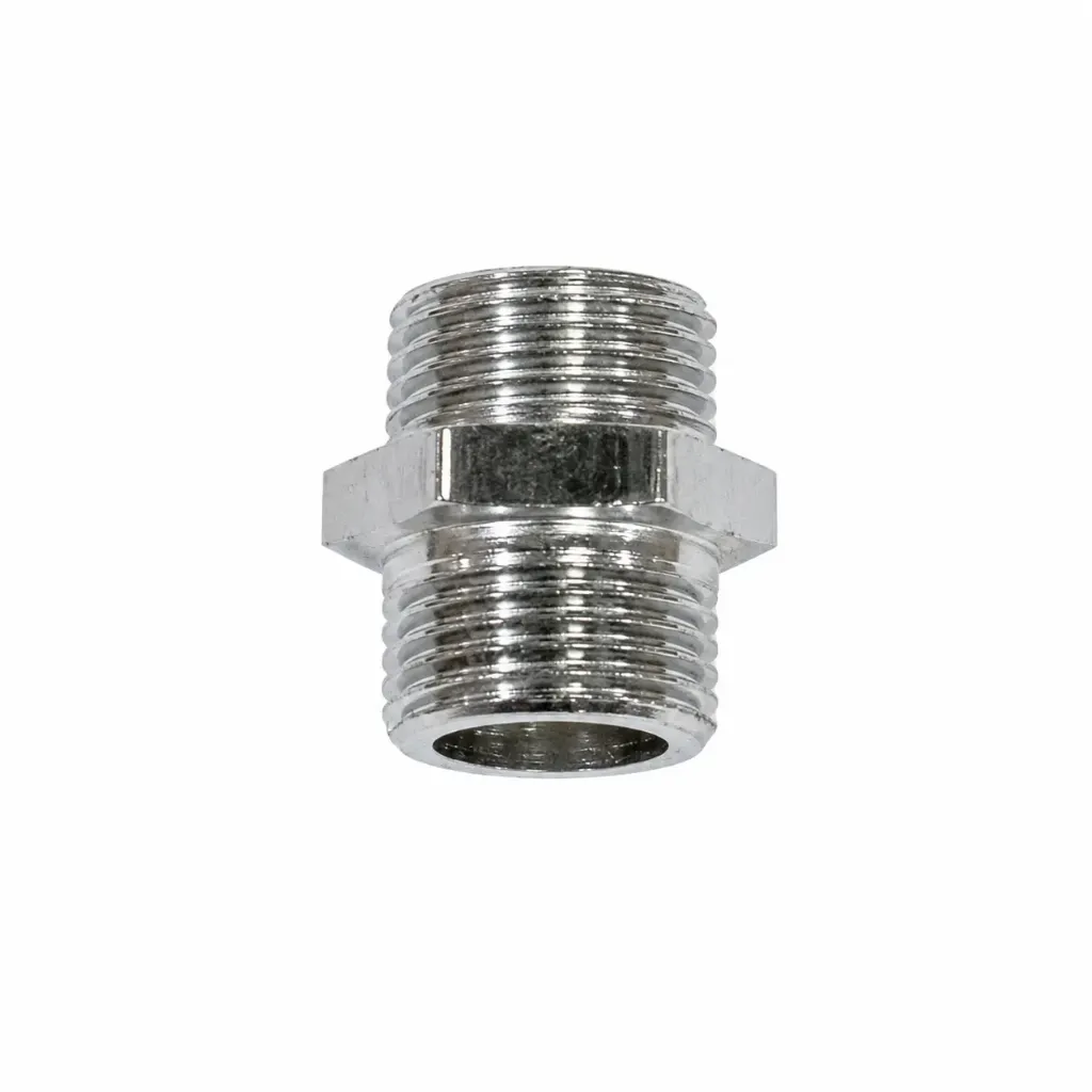 Brass Nipple 1/8 x 1/4