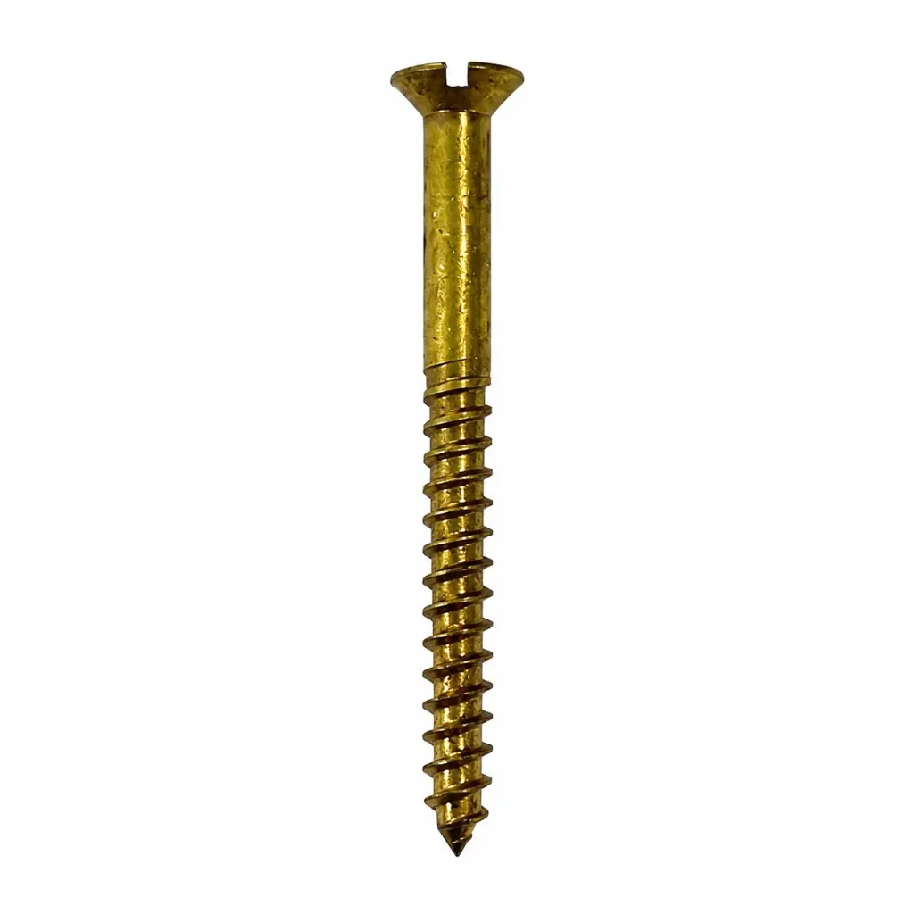 Screw Tiger (+) Brass Wood 2" x 6
