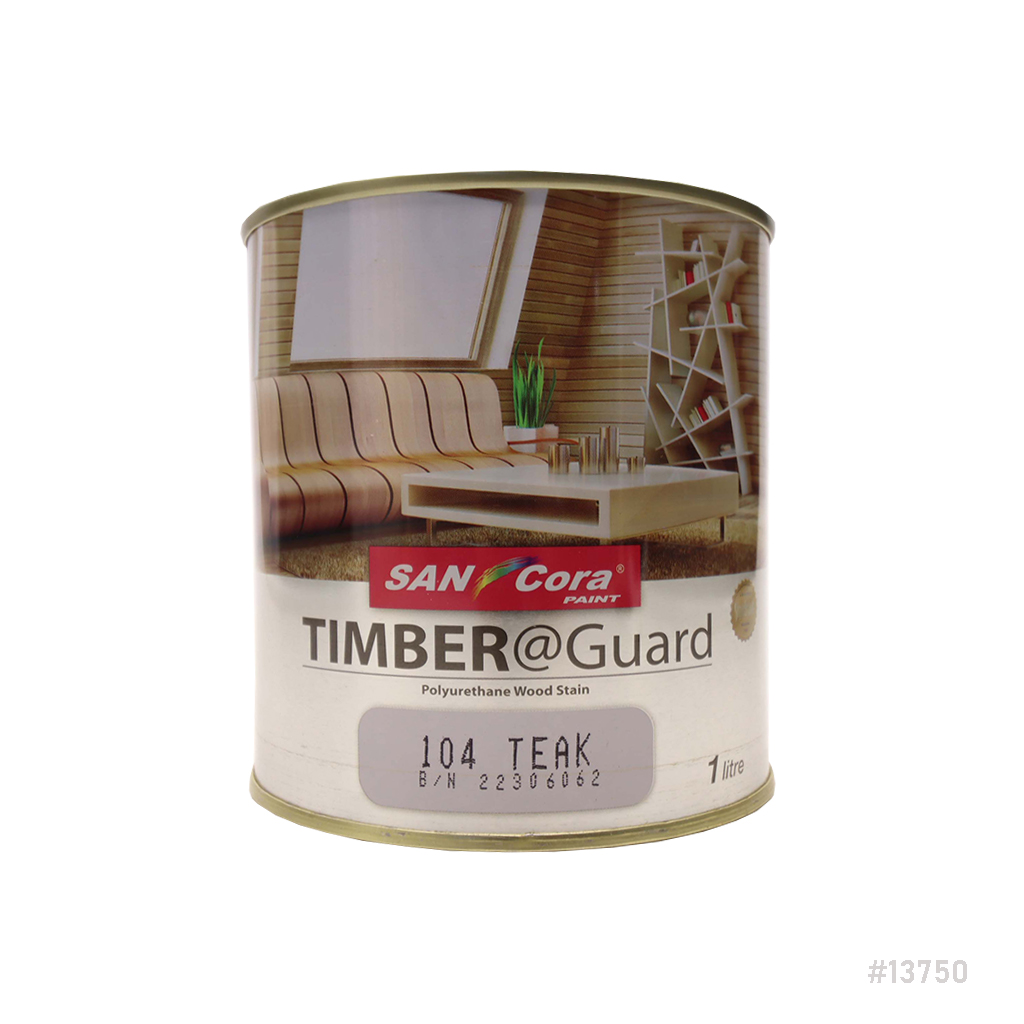 Sancora® TIMBER@Guard Polyurethane Wood Stain Varnish 1 Litre 104
