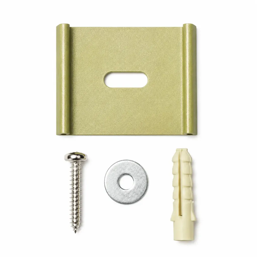 [13898] Steel Screw W/ Border Clip For Skirting Board 1" Bkt