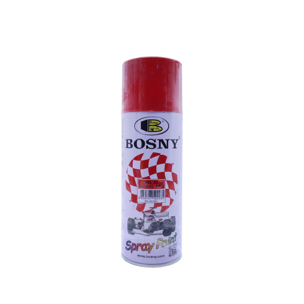 Spray Paint Bosny Acrylic No. 23 Signal Red