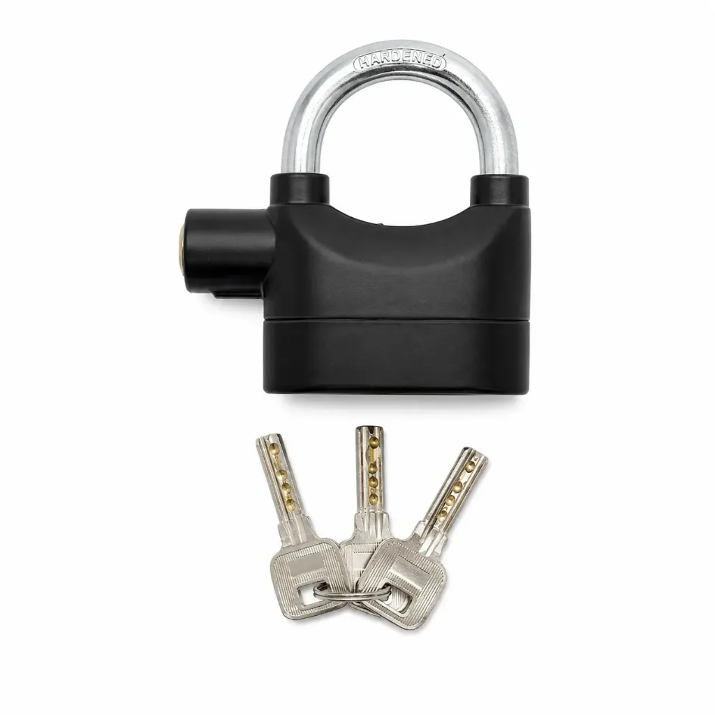 Alarm Padlock Grey 110DBA Kinbar