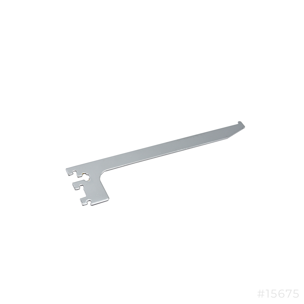 [15675] Single Channel Glass Bracket 10" CP M110-250