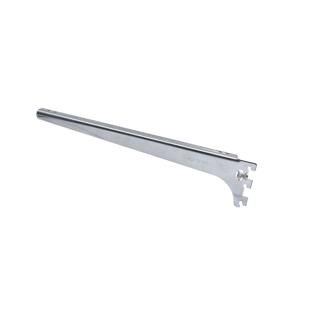 [15673] Single Channel Wood Bracket 30cm CP M32-33-300 Right 