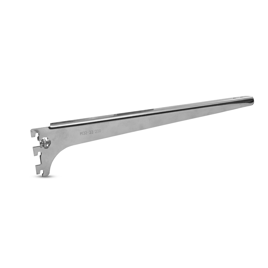 Single Channel Wood Bracket 30cm CP M32-33-300 Left 