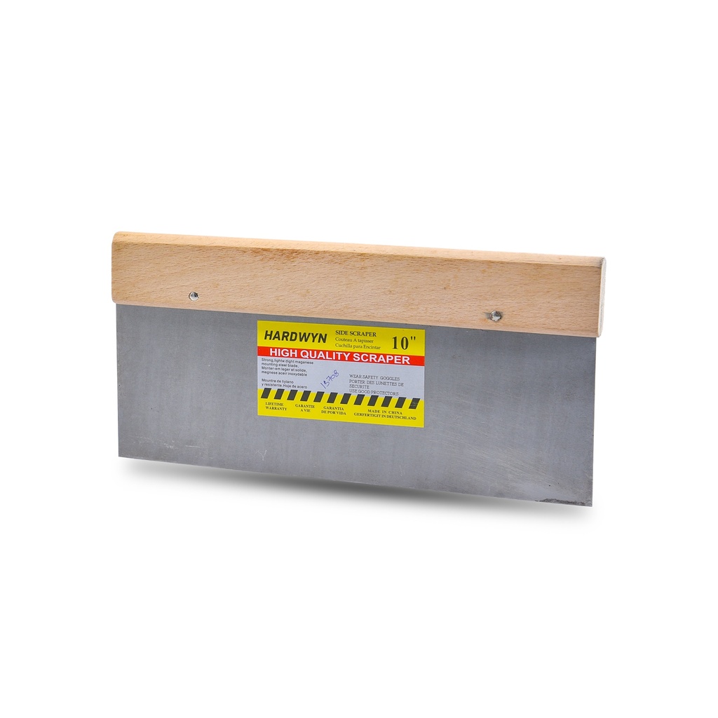 Side Scraper Wood Handle Hardwyn 10" 