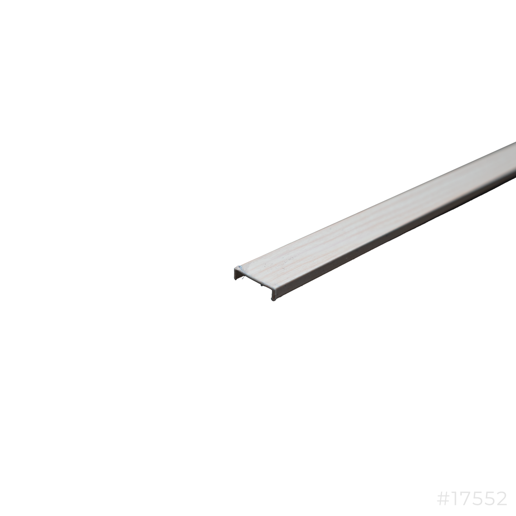 Aluminum Edge Banding 2.45m Light Walnut