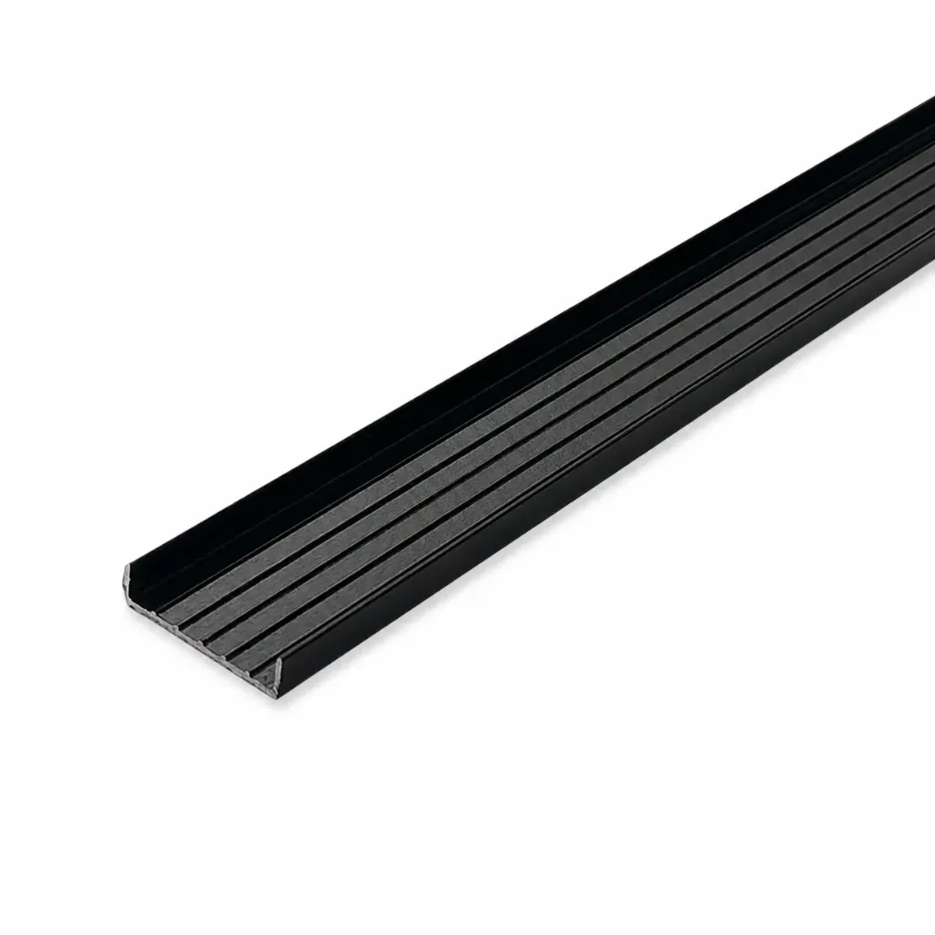 Aluminum Edge Banding 2.45m Black