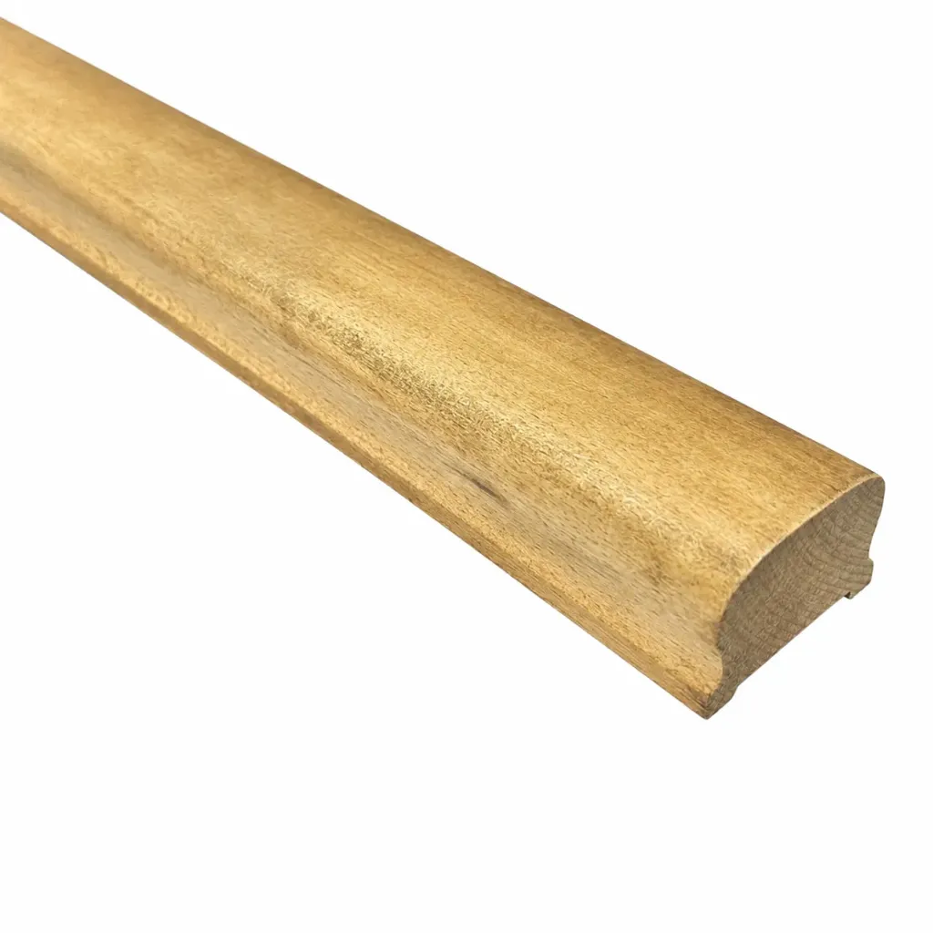 White Wooden Staircase Handrail 7x5x244cm