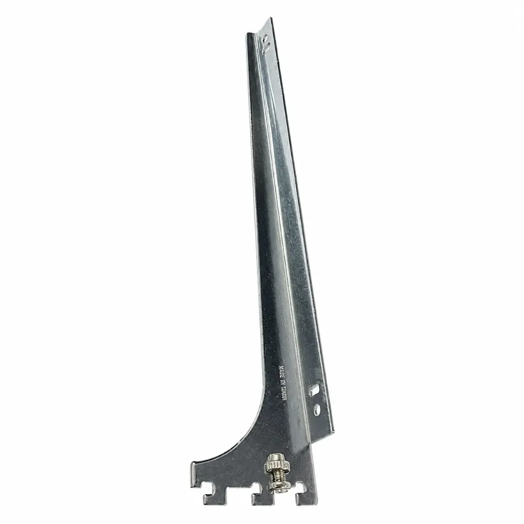 Single Channel Wood Bracket 35cm CP Left M32 350