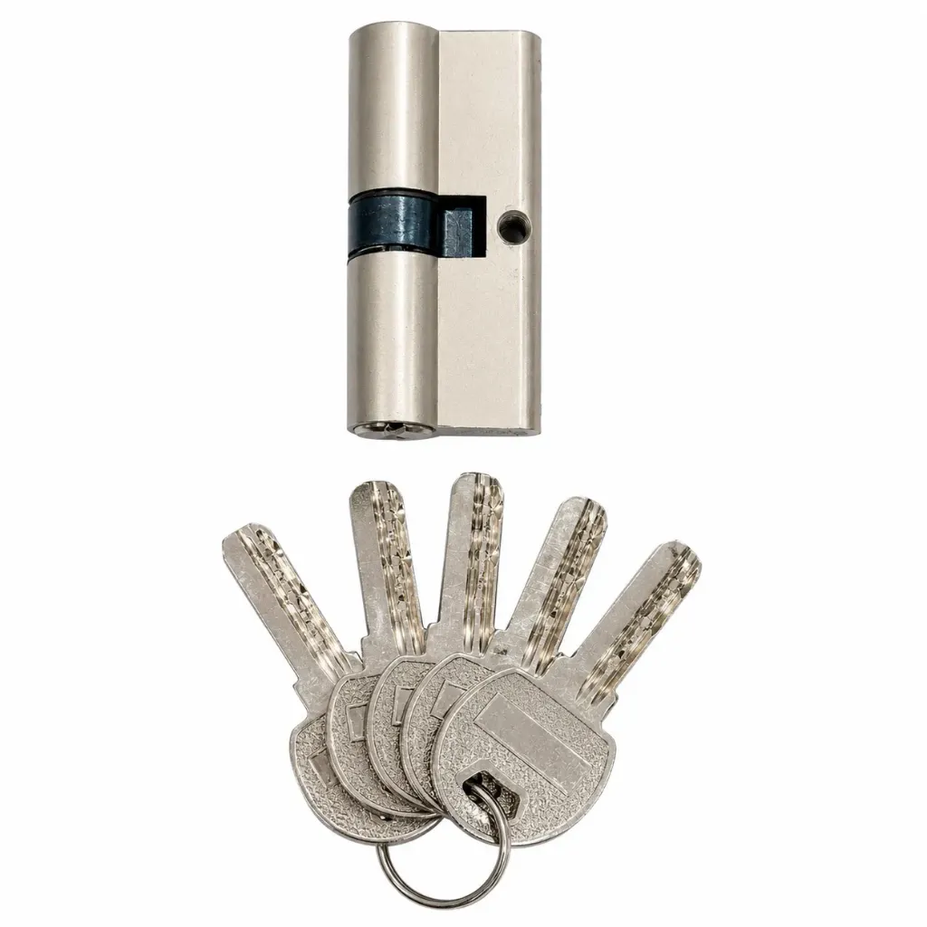 Lock Cylinder 70mm with Flat Head CP
